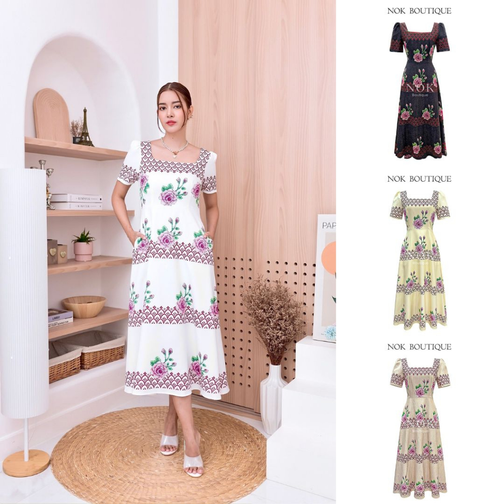 PRC072, PRC073, PRC074, PRC075-เดรสใส่เที่ยวใส่ออกงานใส่ทำงาน