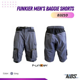 กางเกงปั่นจักรยาน Funkier Mens Baggie Shorts B3210