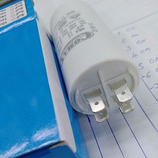 คาปาซิเตอร์เครื่องซักผ้า 12uf 450v แบบขั้ว 4 ขา