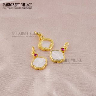 จี้ทองแดงชุบทอง14K/18K ประดับเพชร น่ารักมาก งานเกรดพรีเมียม สีทนทาน ไม่ขึ้นสนิม ผีเสื้อ จี้ดอกไม้ จี้ทำสร้อย