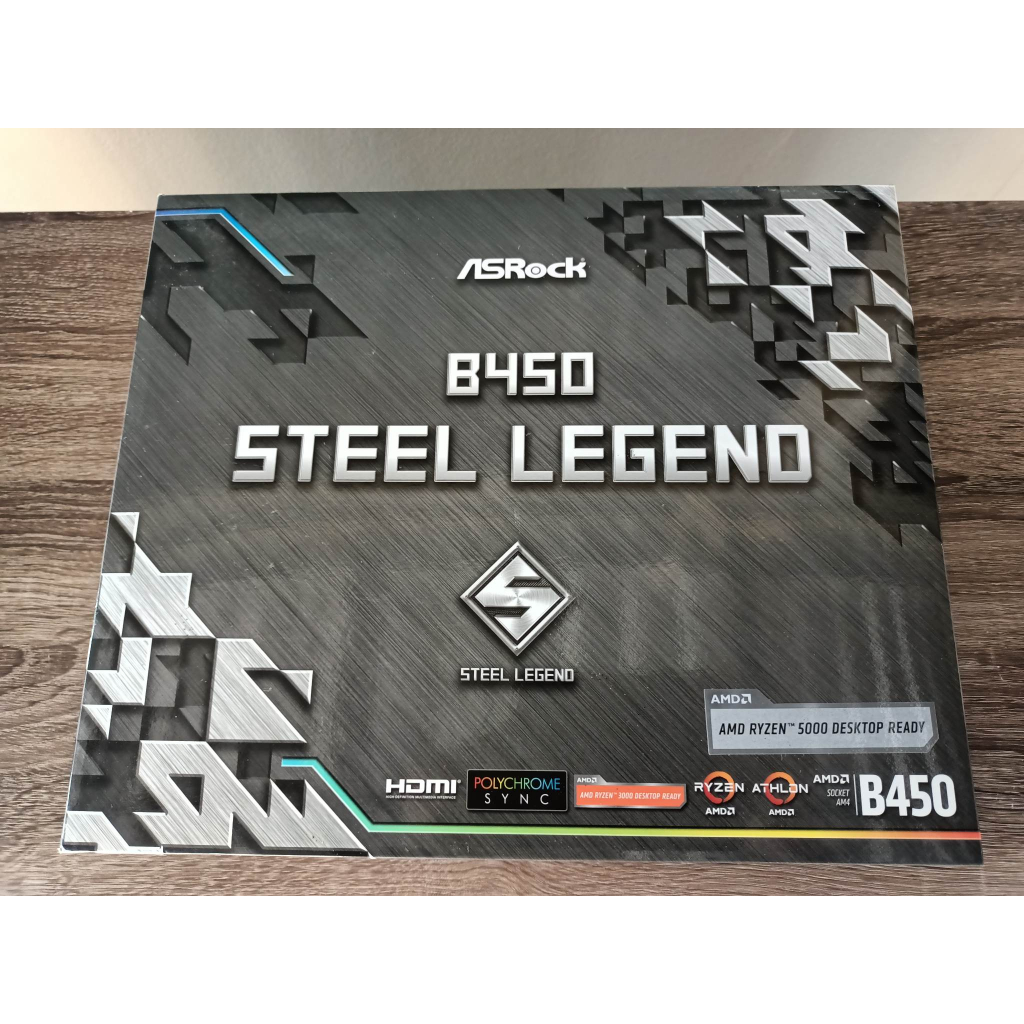 ASROCK  B450 STEEL LEGEND มือสอง ประกันแอดไวซ์