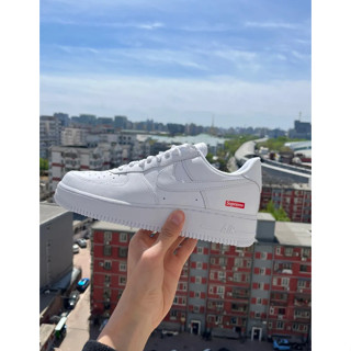 Nike Air Force 1 Low  " box logo " white ของแท้100%