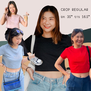 เสื้อยืดเปล่า crop top รุ่น regular 17 สีให้เลือก✨💖🔥