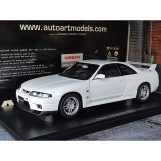 โมเดลรถR33 1/18 โมเดลรถR33GTR โมเดลรถNissanR33GTR โมเดลรถ Autoart Nissan R33 GT-R 1:18  มือสอง ราคา OK โมเดลรถของขวัญ