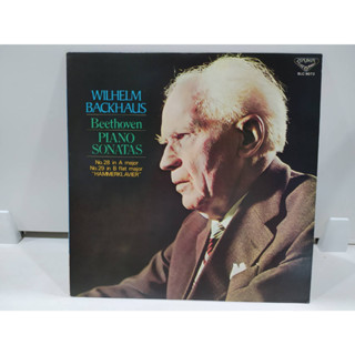 1LP Vinyl Records แผ่นเสียงไวนิล  WILHELM BACKHAUS Beethoven PIANO SONATAS   (J18A226)