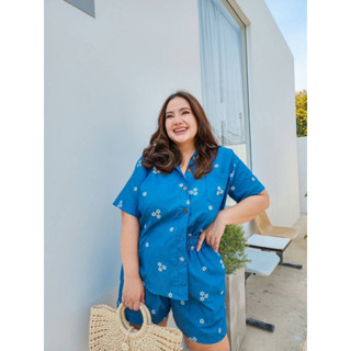 🎈Plussize ชุดเซ็ตคนอ้วน🎈 M  40-48 หน้าผ้า 50 L  50-54 หน้าผ้า 56 XL  54-60 หน้าผ้า 62