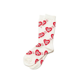 Human Made Socks Heart Pattern (RED)