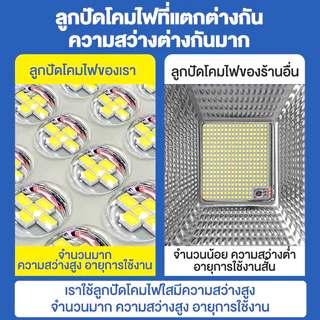 ไฟโซล่าเซลล์ ไฟโซล่าเซล 800,000W solar light ไฟสปอร์ตไลท์ ไฟภายนอกอาคาร ไฟถนนโซล่าเซลล์ ไฟ LED กันน้ำ กันฝุ่น ความสว่า