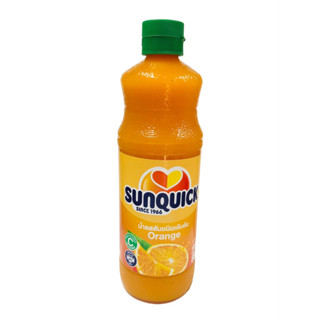 Sunqu Orange 800 ml. น้ำรสส้มชนิดเข้มข้น 800 มล.