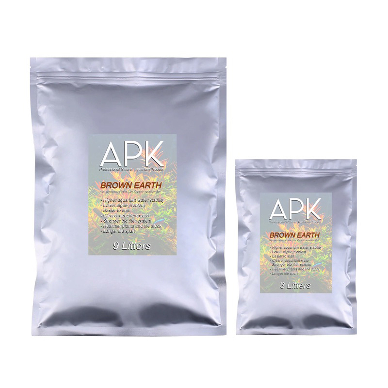 APK-BROWN EARTH 9L(ดินปลูกไม้น้ำขนาด9L)