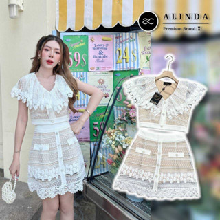 ALINDA:: เซตเสื้อลูกไม้ มาพร้อมกระโปรงสั้นน่ารัก (*สอบถามสต๊อกก่อนกดสั่งน๊า)