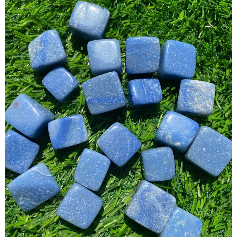1 Pc Blue Aventurine Cube , Blue Aventurine Stone, Blue Crystal, Powerful Crystal, Cube Shape Crysta