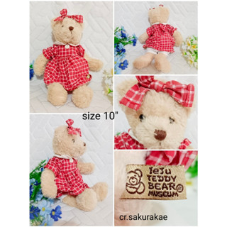 (พร้อมส่ง) ตุ๊กตาหมี หมีTeddy Teddy Bear มือสอง ตุ๊กตาลิขสิทธิ์แท้  ตุ๊กตาผ้า