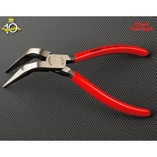 คีมช่าง ปากแหลมงอ 70 องศา  KNIPEX NO.38 71 200 Mechanics Pliers (200mm.) Factory Gear By Gear Garage