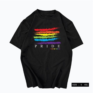 🏳️‍🌈 เสื้อ PRIDE MONTH LGBTQ พร้อมส่ง ผ้า COTTON 100%