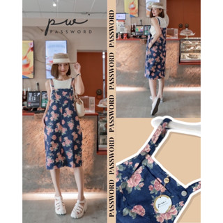 🌈🌿🌺🌸🌼💙🇰🇷Jeans Floral BiB Short Skirt