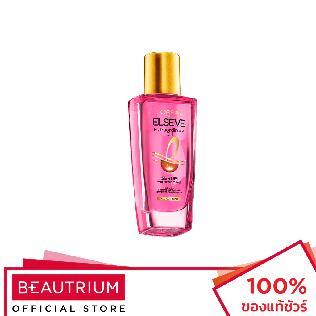 L'ORÉAL PARIS Elseve Extraordinary Oil French Rose Oil ออยล์บำรุงผม 30ml
