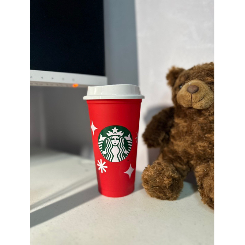 ✅พร้อมส่ง แก้ว Christmas reusable Starbucks Thailand🇹🇭ของแท้ 100%