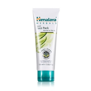 Himalaya Neem Face Pack 100 ml. [1 หลอด] หิมาลายา โคลนมาร์คผิวหน้า สูตรลดความมัน