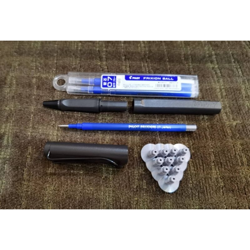 (10 ชิ้น) ตัวแปลง Lamy ต่อไส้ปากกา Pilot Frixion (ไส้ลบได้) แทน ไส้ปากกาลามี่ M63 สำหรับ Lamy Safari และ Al-Star
