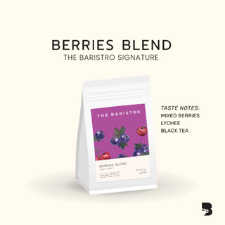 เมล็ดกาแฟ คั่วกลาง - Berries Blend The Baristro Signature