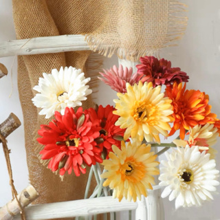 O•urHome [เยอบีร่าประดิษฐ์ ] Artificial gerbera ดอกไม้ปลอมงานแต่งงานและของตกแต่งบ้าน ร้านกาแฟ ร้านอาหาร และตกแต่งโรงแรม