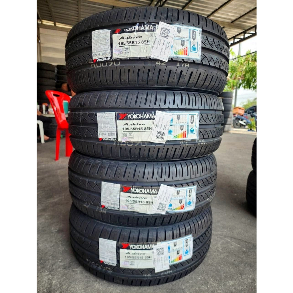 🔴 ยาง "#โยโกฮามา "  Yokohama A.Drive AA01 195/55R15 ปลายปี 22