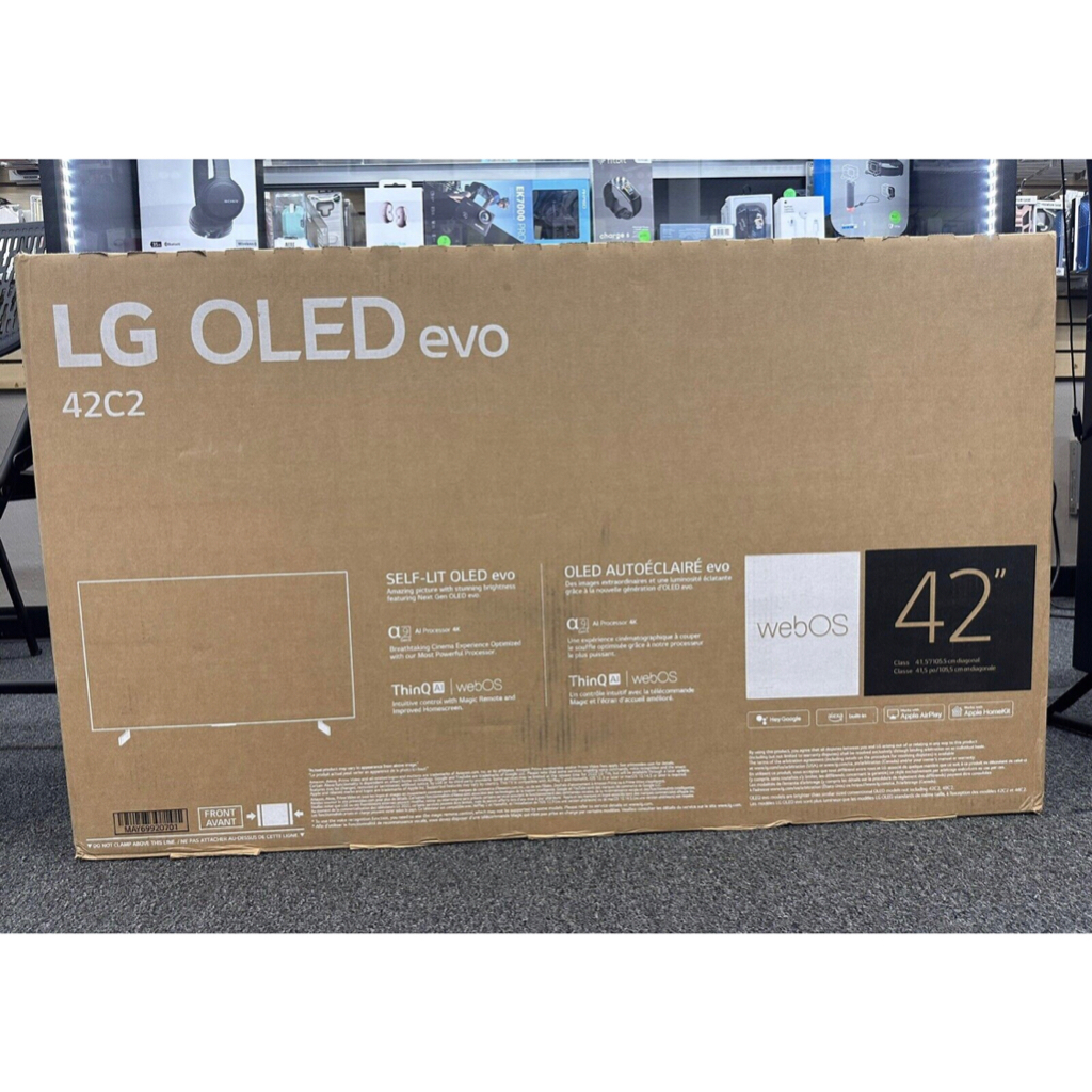 LG 42 นิ้ว Smart 4K HD HDR OLED42C2PUA TV พร้อมการรับประกัน 2 ปี
