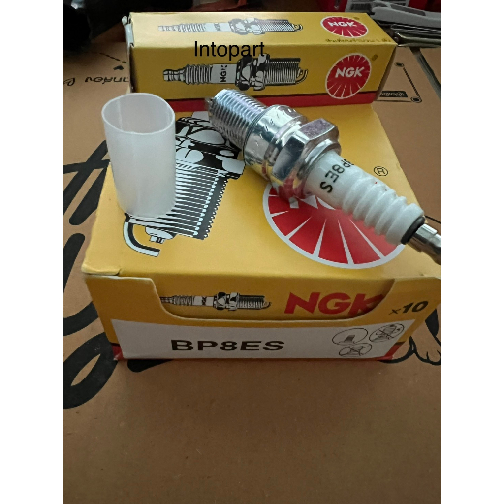 10หัว/กล่อง หัวเทียน BP8ES มอเตอร์ไซค์ 2 จังหวะ NGK BP8ES สำหรับเครื่องยนต์ 2 จังหวะ