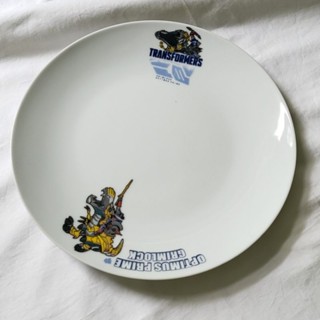 Transformers Grimlock Optimus prime Ceramic plate by Darlie จานเซรามิค จานอาหารเช้า จาน ทรานส์ฟอเมอร์