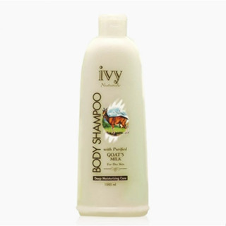 Ivy Body shampoo Goats Milk ครีมอาบน้ำน้ำนมแพะ ขนาด 1000ml.