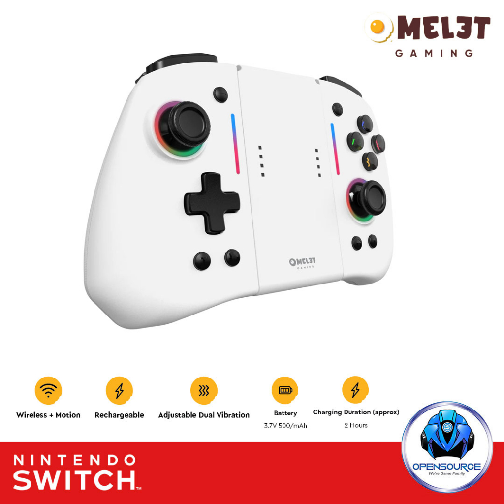 [ใส่แล้วจับได้มั่นแน่นอน-พร้อมส่ง]Nintendo: OMELET Gaming for Nitnendo Switch - Pro+ Joy-Pad Controller (Original)