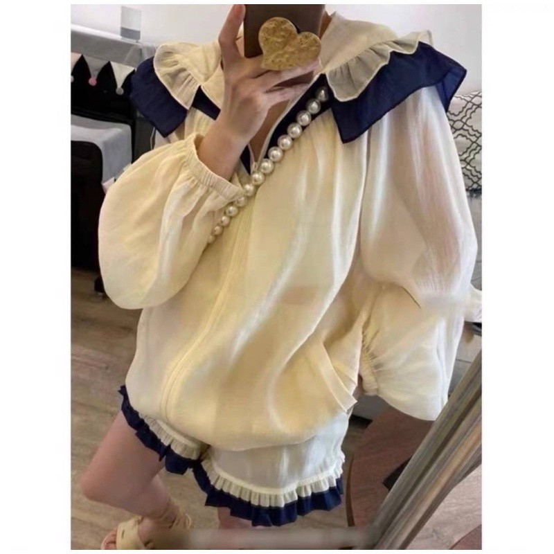 ชุดเซตแขนยาว ขาสั้น งานนำเข้าจากร้าน Ponyo Brand