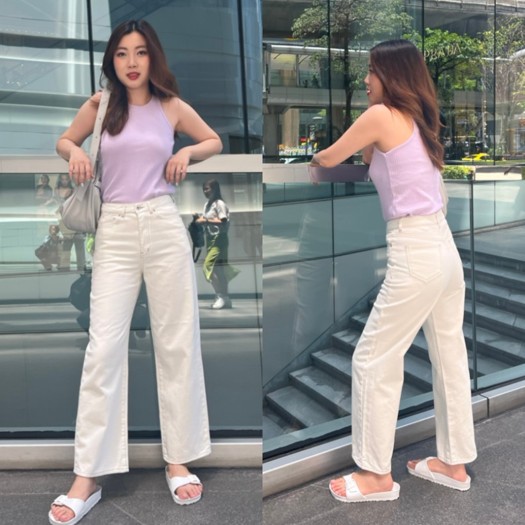 Mabel Jeans (ทรงเอวสูงกระบอกใหญ่)
