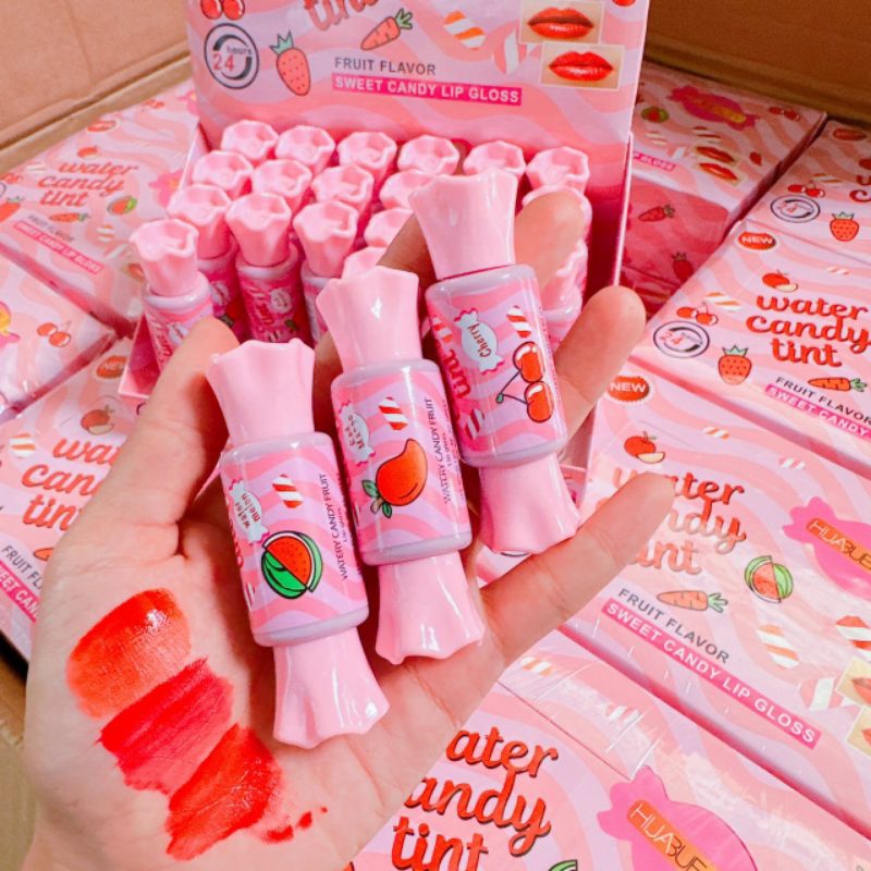ลิปติ้นแคนดี้แท่งชมพู สีสวย-ติดทน-กันน้ำ(แท่งละ39.-/เซ็ต3แท่ง100.-)