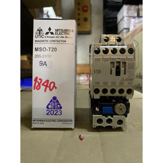 Mitsubishi magneticMSO-T20 220vพร้อมoverload9Aกลาง ของแท้พร้อมส่ง