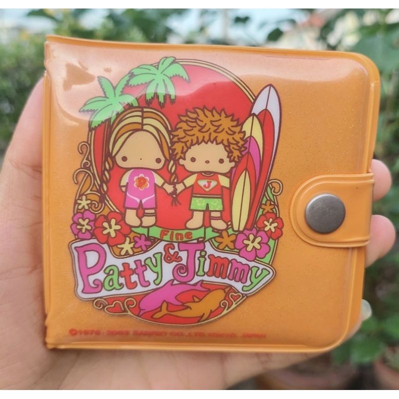 กระเป๋าสตางค์แบบพับ Patty&Jimmy Sanrio