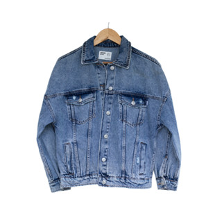 เสื้อยีนส์ Jacket Jeans Bershka (JCK-BSK-011) ทรงสวย แขนยาว กันหนาว