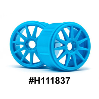 HPI 111837 SPEEDLINE CORSE TURINI WHEEL CYAN (4PCS) Micro RS4