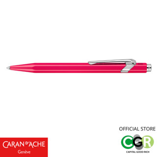 ปากกาลูกลื่น CARAN DACHE 849 Fluo Line Pink Ballpoint Pen # 849.090