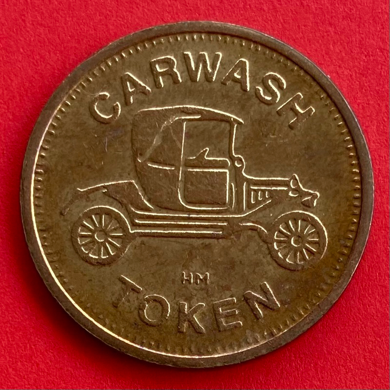 โทเค็นสหรัฐอเมริกา Carwash Token เหรียญล้างรถ