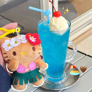 blinkgirl 〰️พร้อมส่ง 🏝️ พวงกุญแจคิตตี้ kitty aloha พวงกุญแจการ์ตูน พวงกุญแจน่ารัก