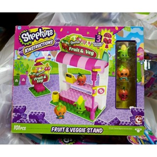 Shopkins Kinstructions - Fruit &amp; Vaggie Stand  ขนาด 101Pcs.