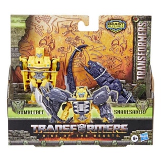 Transformers Rise of The Beasts Movie Beast Alliance Beast Combiners 2-Pack Bumblebee &amp; Snarlsaber Toys 5-inch