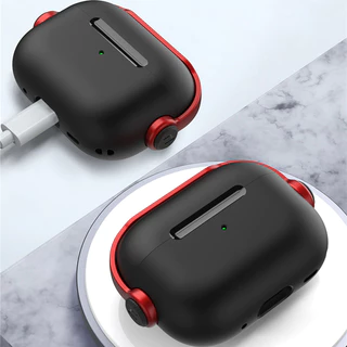 เคสแอร์พอด Pro3 Case Airpods Gen รุ่นที่ 4 3 2 1 Pro (AirPods4) เคสแข็ง มีตัวล๊อค ตั้งมือถือได้ พร้อมที่คล้อง (Model.5)
