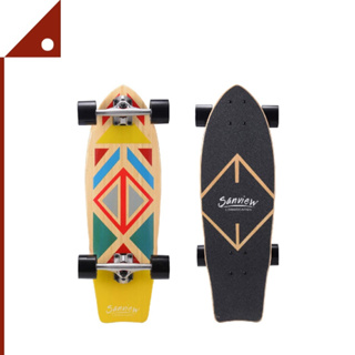 SANVIEW : SNV28-GOM*  สเก็ตบอร์ด Skateboard Cruiser 28Inch. Geometry