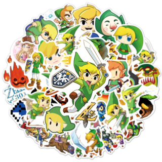 💥พร้อมส่ง💥Zelda เซลดา เดอะเลเจนด์ออฟเซลดา 50 แผ่น sticker กันน้ำ สติ๊กเกอร์ Switch โทรศัพท์มือถื The Legend of Zelda