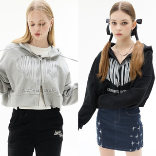 พรีออเดอร์ LUV IS TRUE รุ่น VL 2-WAY CROP HOOD ZIP UP