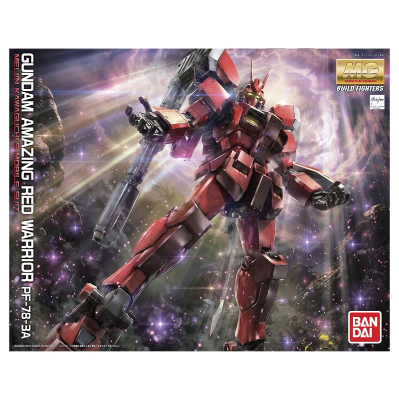 Bandai MG 1/100 Gundam Amazing Red Warrior กล่องตามรูป