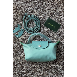 LONGCHAMP LE PLIAGE ORIGINAL Pouch with handle สีThunderstorm